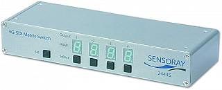 Model 2444 HD-SDI switcher - 4x4 3G-SDI matrix switcher with Ethernet