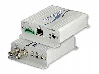 Model 2453 IP video encoder/decoder server