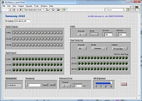 LabVIEW front panel