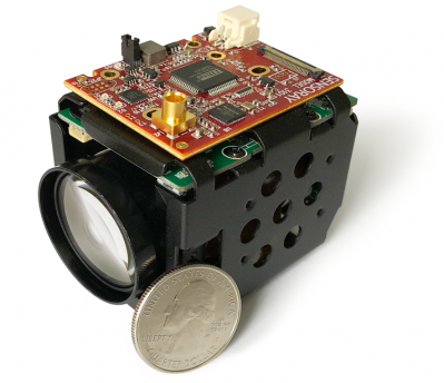 Model 3101 mounted on a block camera