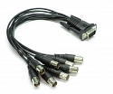 Model 812C1: Cable, DB15-to-BNC breakout for model 812 or model 810