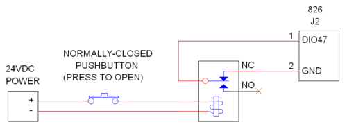 A robust, reliable way to condition a 24V E-stop contact